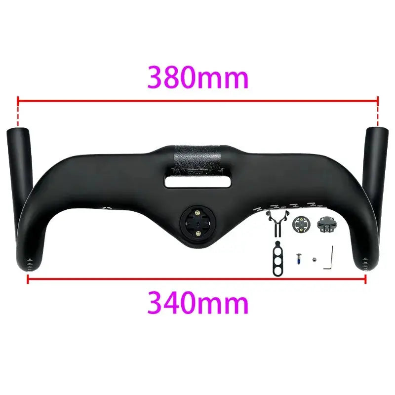 BALUGOE All Carbon Road Bicycle Handle All Internal Cables Bike Handle Bar SGS Professional Competition Level Bicycle Handlebar by InterCyprus Trading Ltd