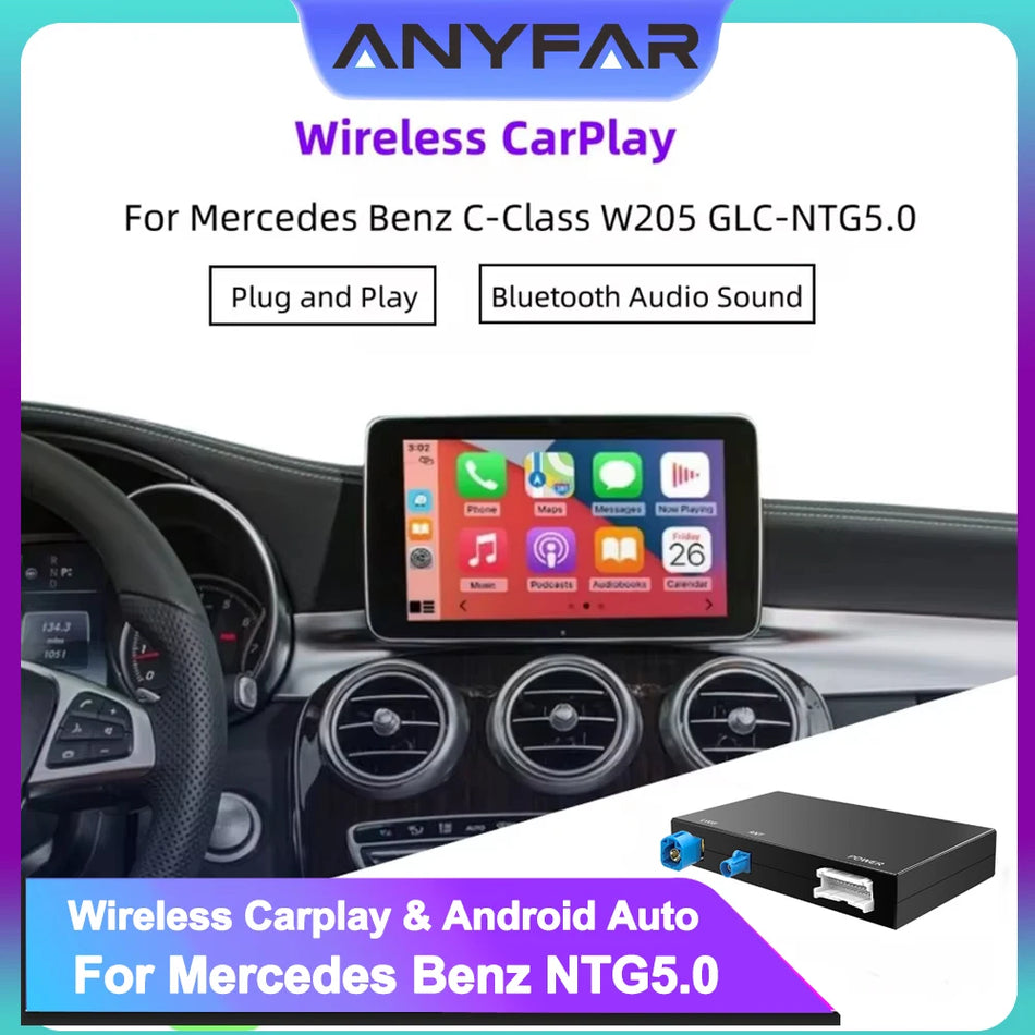 Adaptor Wireless CarPlay Mercedes-Benz NTG5.0 cu Android Auto