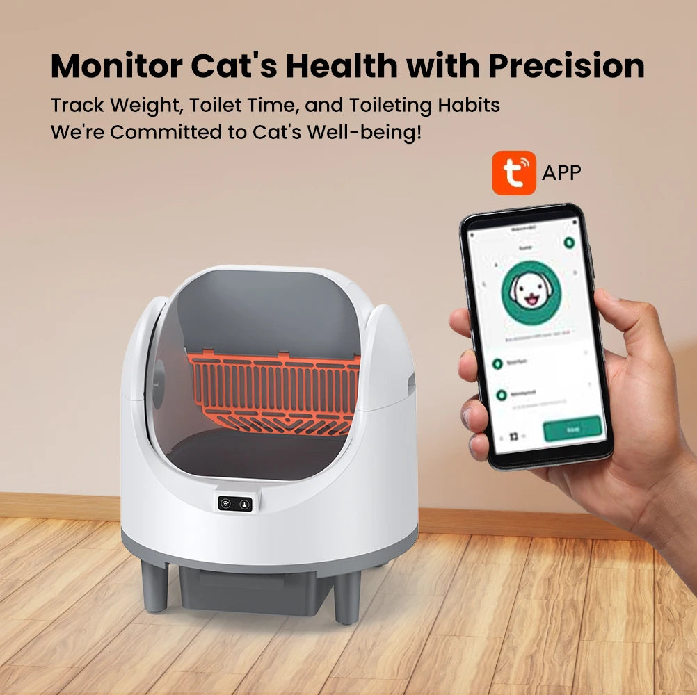 Smart Self Cleaning Cat Litter Box EU Plug Pro &ndash; Odor Guard