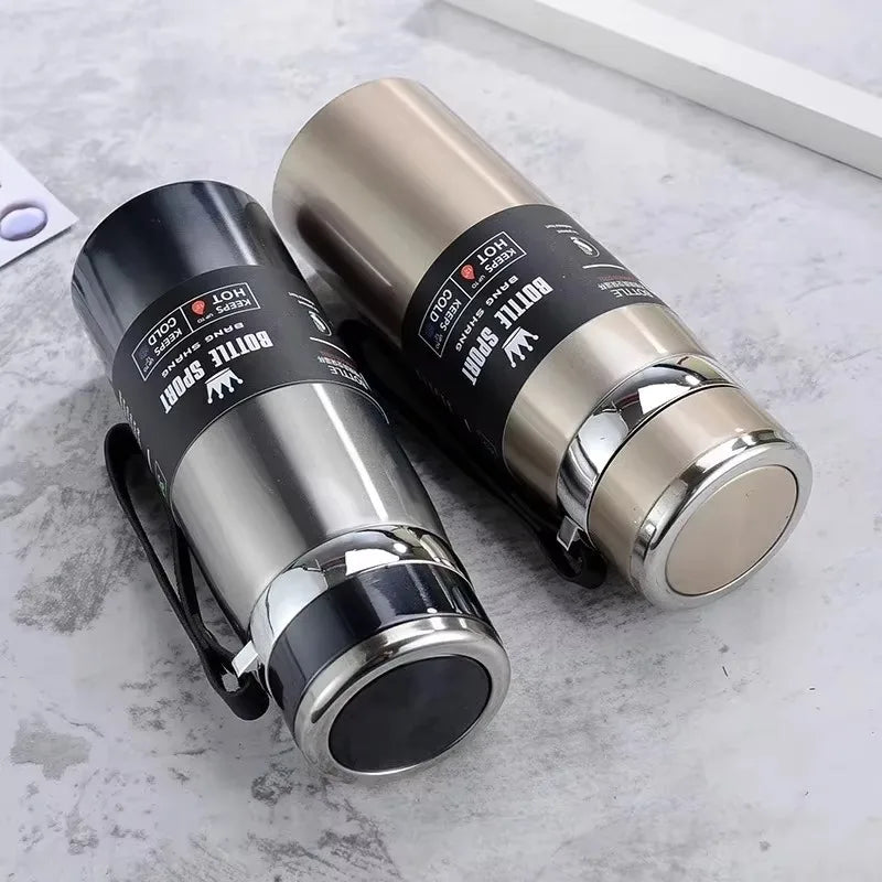 1 Liter Stainless Steel Thermos Bottle For Hot And Cold Beverages
