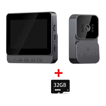 Smart Visual Doorbell &ndash; Two-Way Intercom and Night Vision With 32GB Card