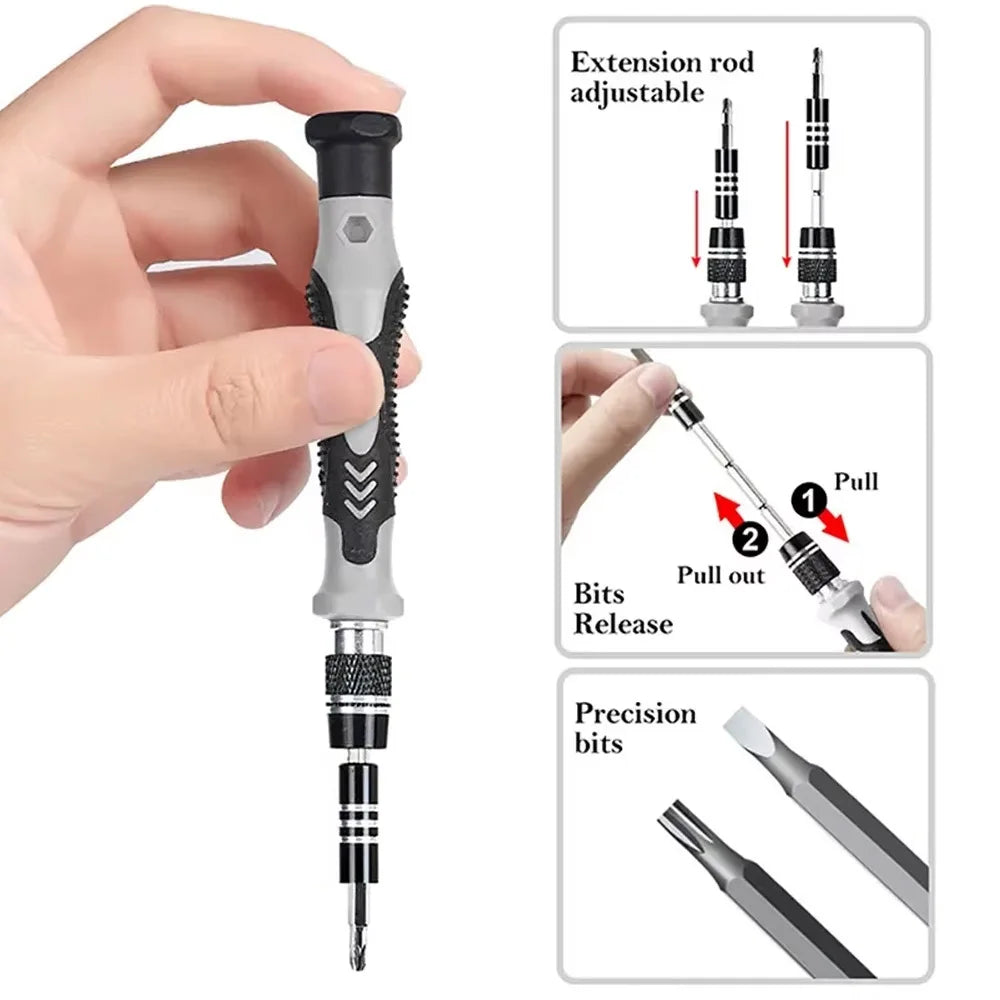 Computer Repair Kit 115 In 1 Magnetic Laptop &ndash; S2 Precision