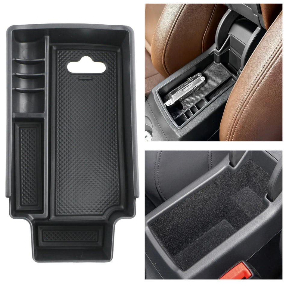 Armrest Storage Box Center Console Organizer ABS Plastic for Audi Q3 8U