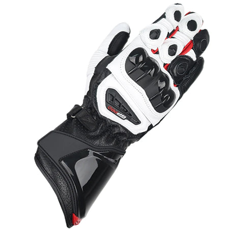 Two-X GP Pro Leather Motorcycle Racing Gloves - Full Finger, Unisex