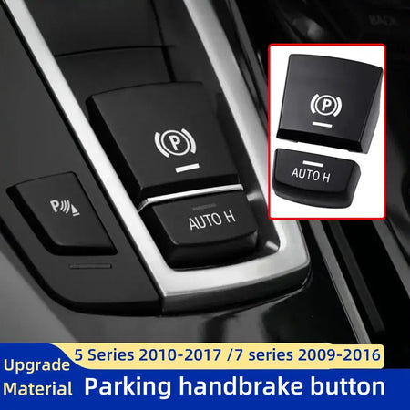 Car Handbrake Parking Brake P Button AUTO Switch Cover For BMW 5 7 Series X3 X4 X5 X6 F01 F02 F07 F10 F12 F15 by InterCyprus Trading Ltd