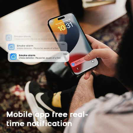 Tuya WiFi Smoke Sensor S11W &ndash; High Sensitivity Alarm