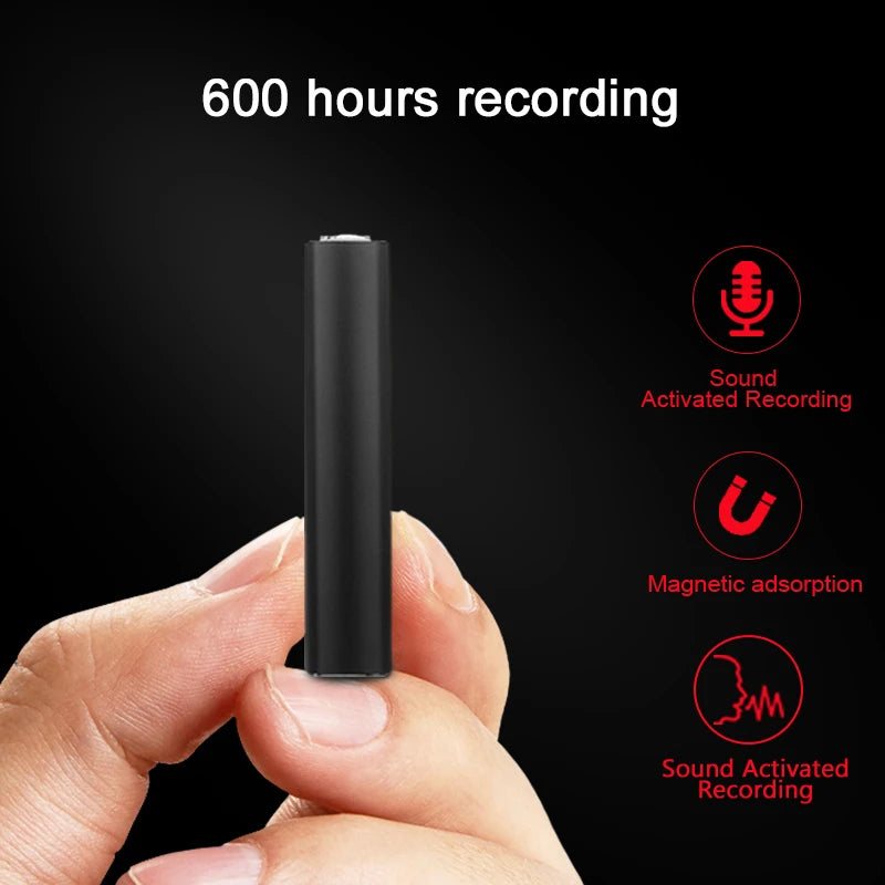 STTWUNAKE Q500 Mini Voice Recorder - 600 Hours Battery Life