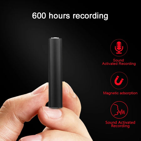 STTWUNAKE Q500 Mini Voice Recorder - 600 Hours Battery Life