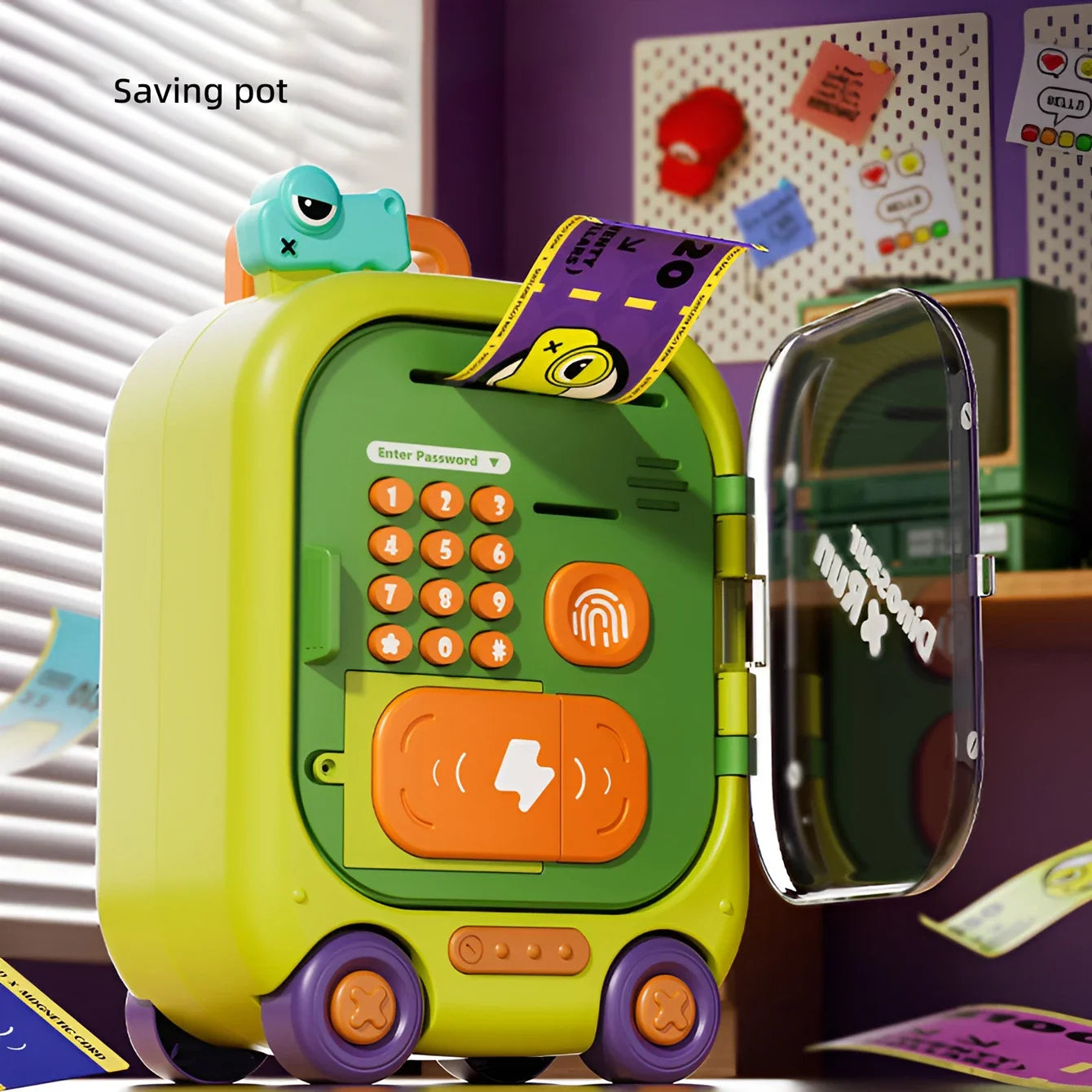 Piggy Bank CQ001 &ndash; Password Lock and Auto Save Function