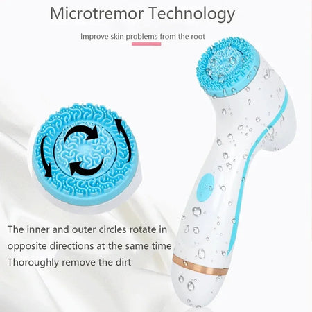 3 In 1 Electric Cleansing Brush &ndash; Ultrasonic Facial Cleaner