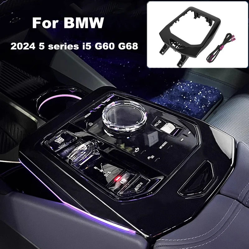 BMW 2024 Seria 5 G60 G68 I5 Konsola Środkowa Ambient Light ABS Wykończenia Wnętrza