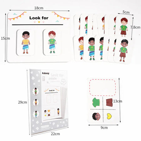 MY10037 &ndash; Educational Shape Matching Montessori Toy