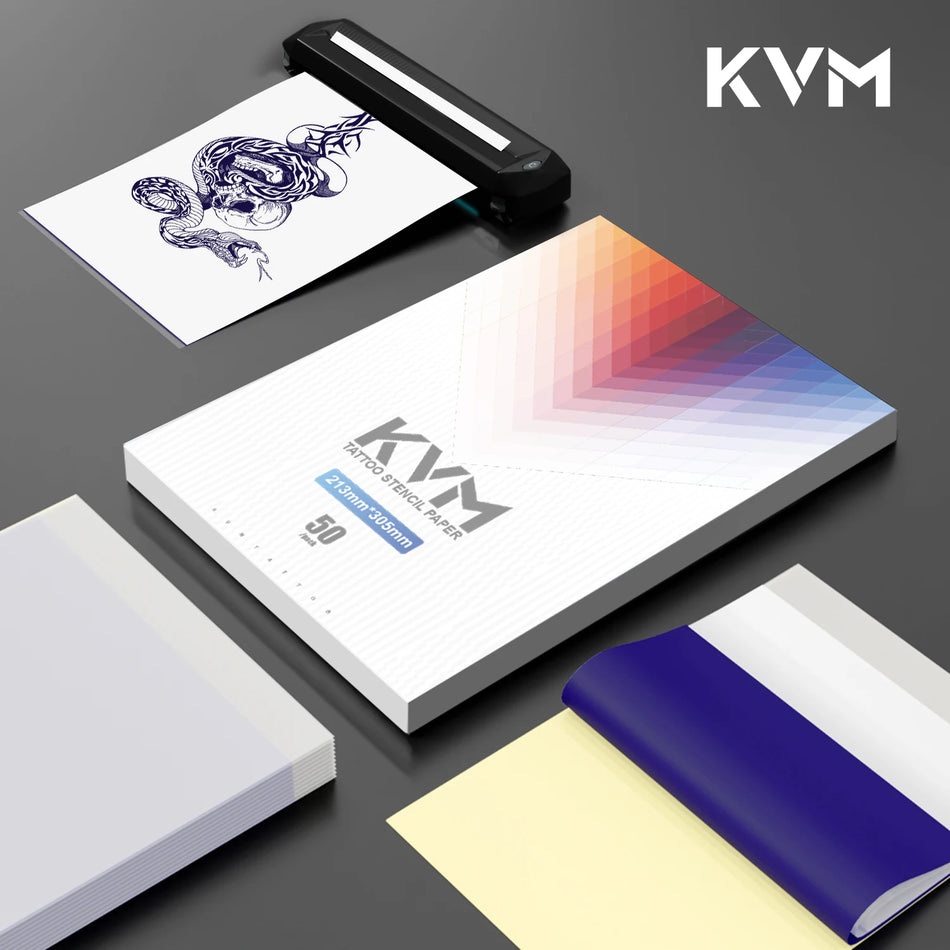 KVM Tattoo Transfer Paper A4 Thermal Copier Template