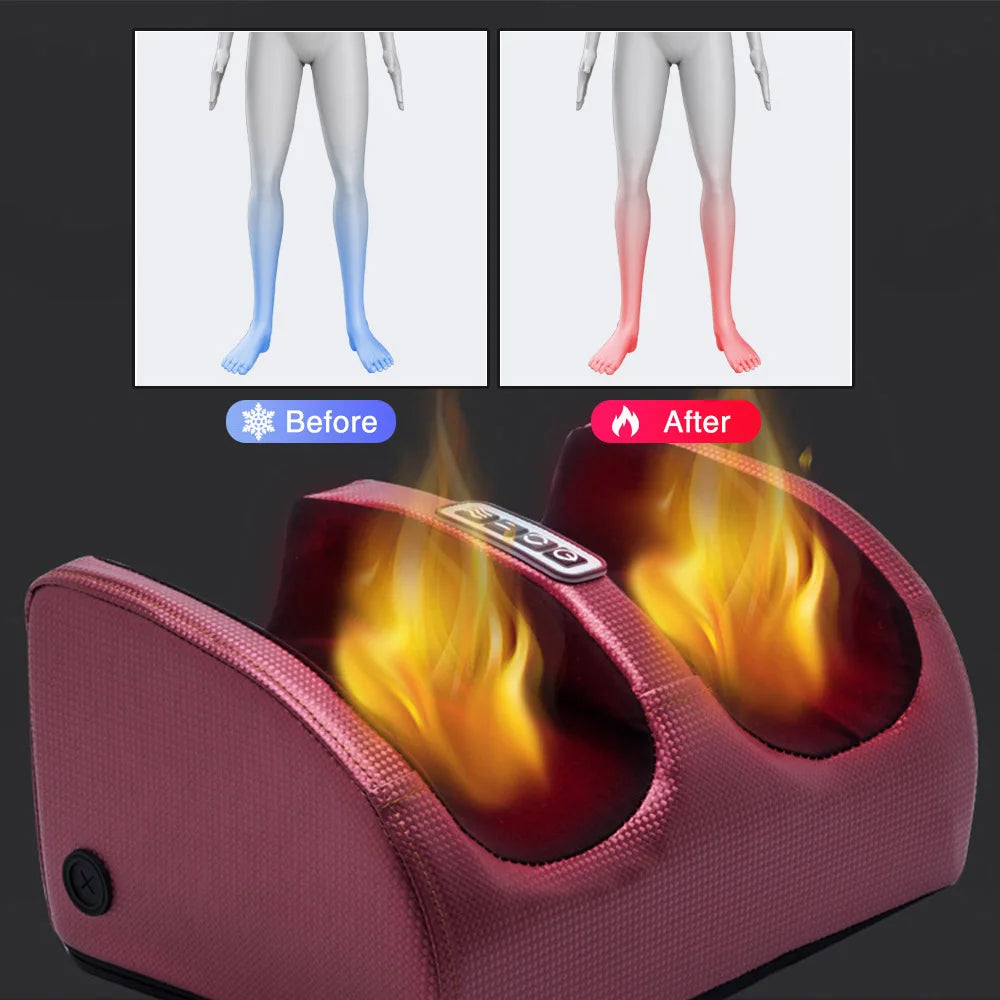 Smart Electric Heated Foot Massager &ndash; Deep Tissue Kneading