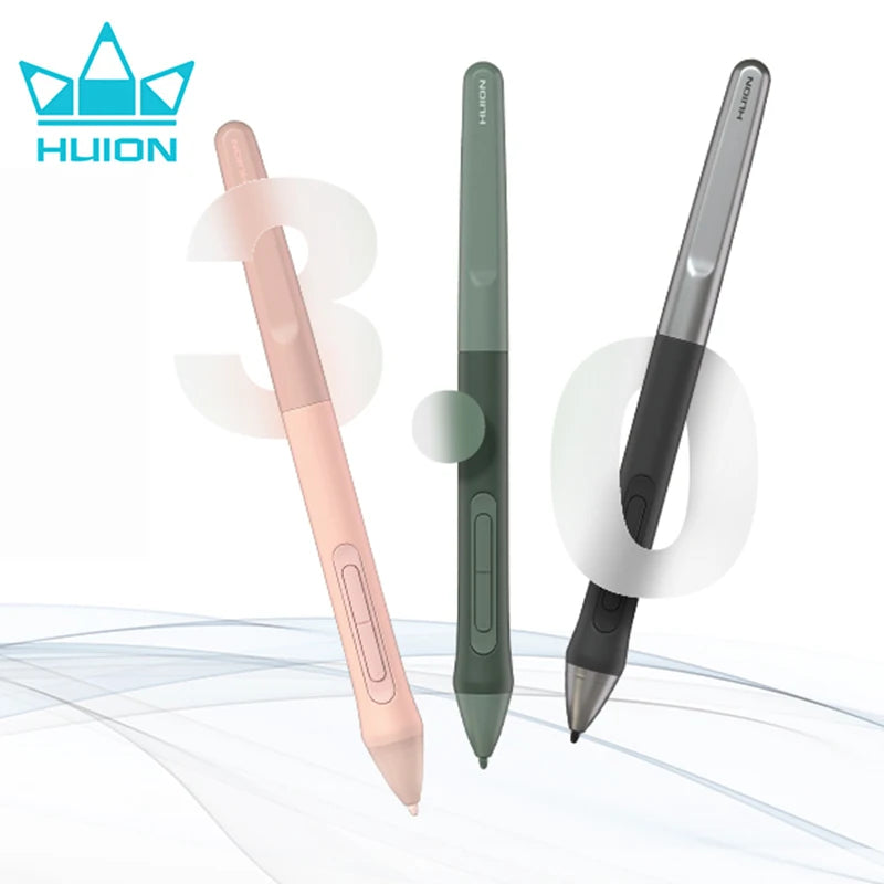 PW110 Battery-Free Pen for Huion Inspiroy 2 S M L with 2 Shortcut Keys
