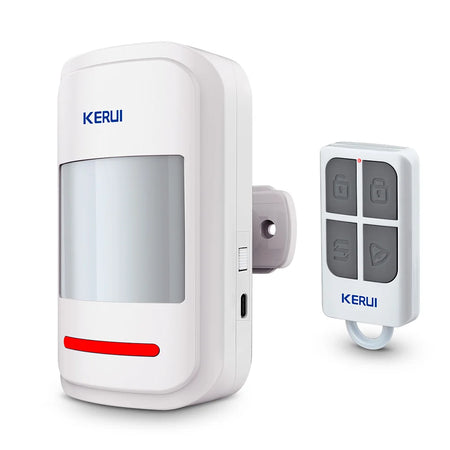 KERUI 433MHz Wireless PIR Motion Sensor Alarm/Doorbell with Remote Control 1 PIR 1 Remote / CHINA