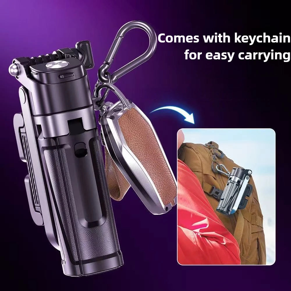 LISCN P25 Mini Portable Selfie Stick with Anti-Shake Quadpod and Wireless Remote