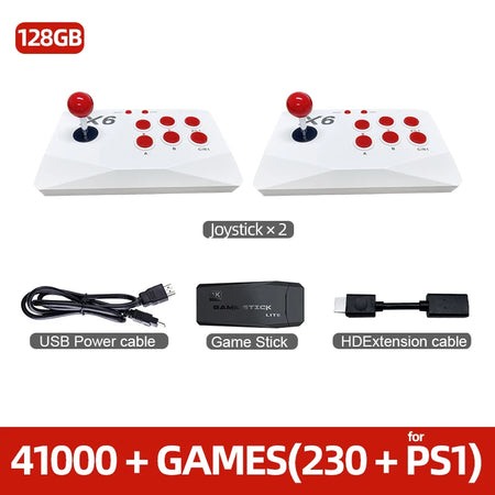 VILCORN Arcade Console 4K Game Stick - Dual Joysticks 41000 - 2 joystick