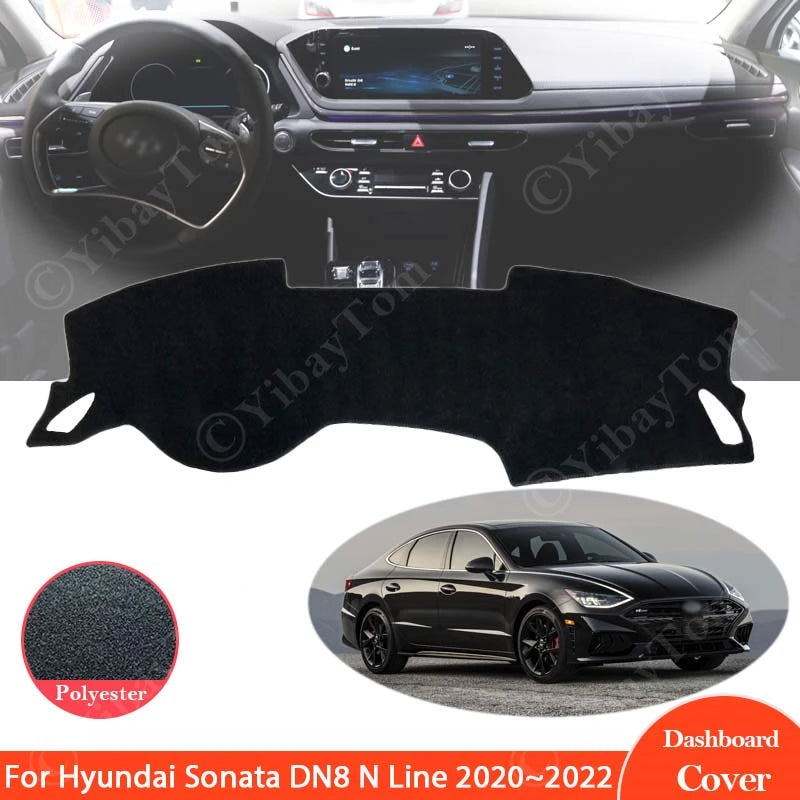 Polyesterinen kojelaudan peite Hyundai Sonata DN8 N Line 2020-2022