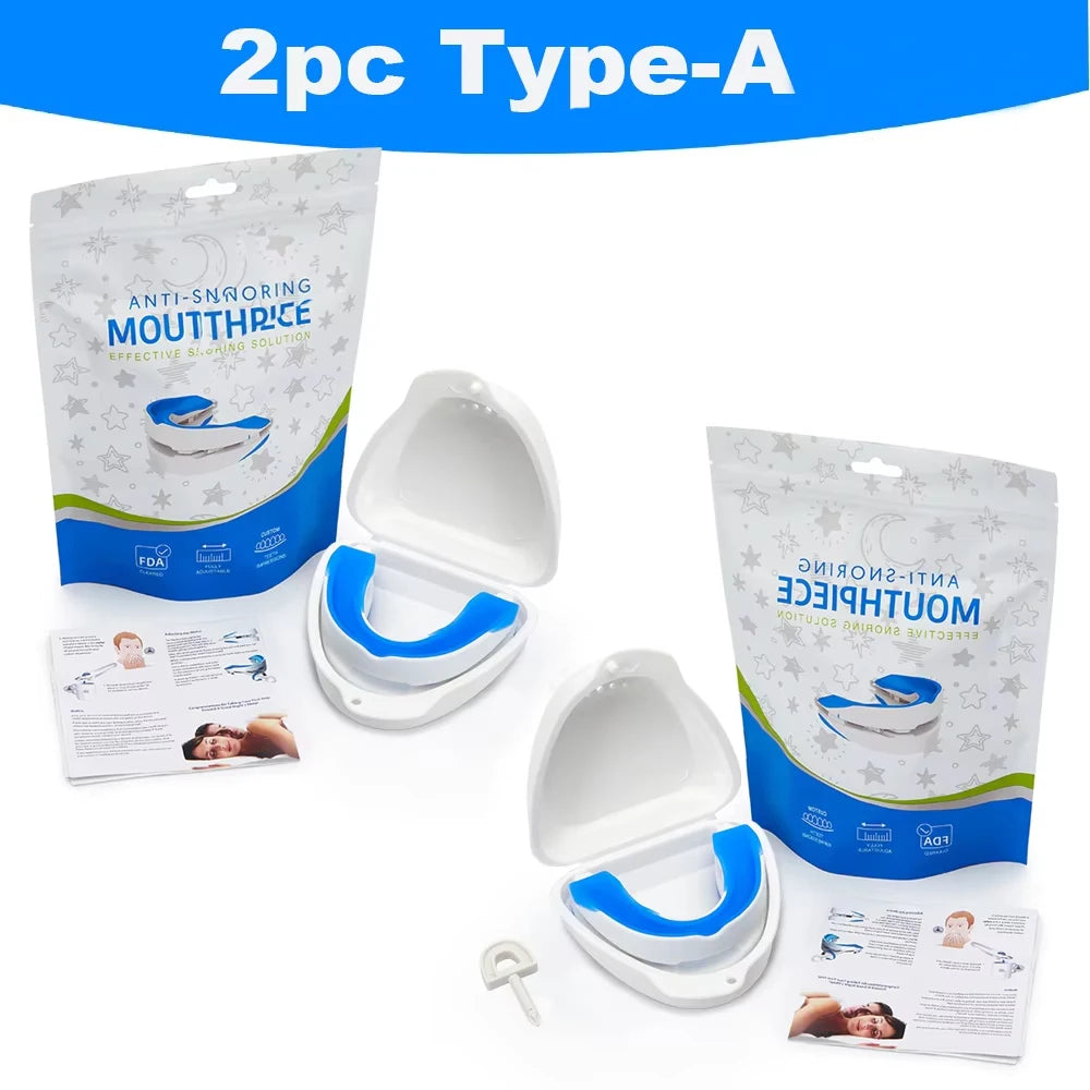 Mouth Guard Anti Snoring - Ultra Comfort Sleep Aid 2pcs-B