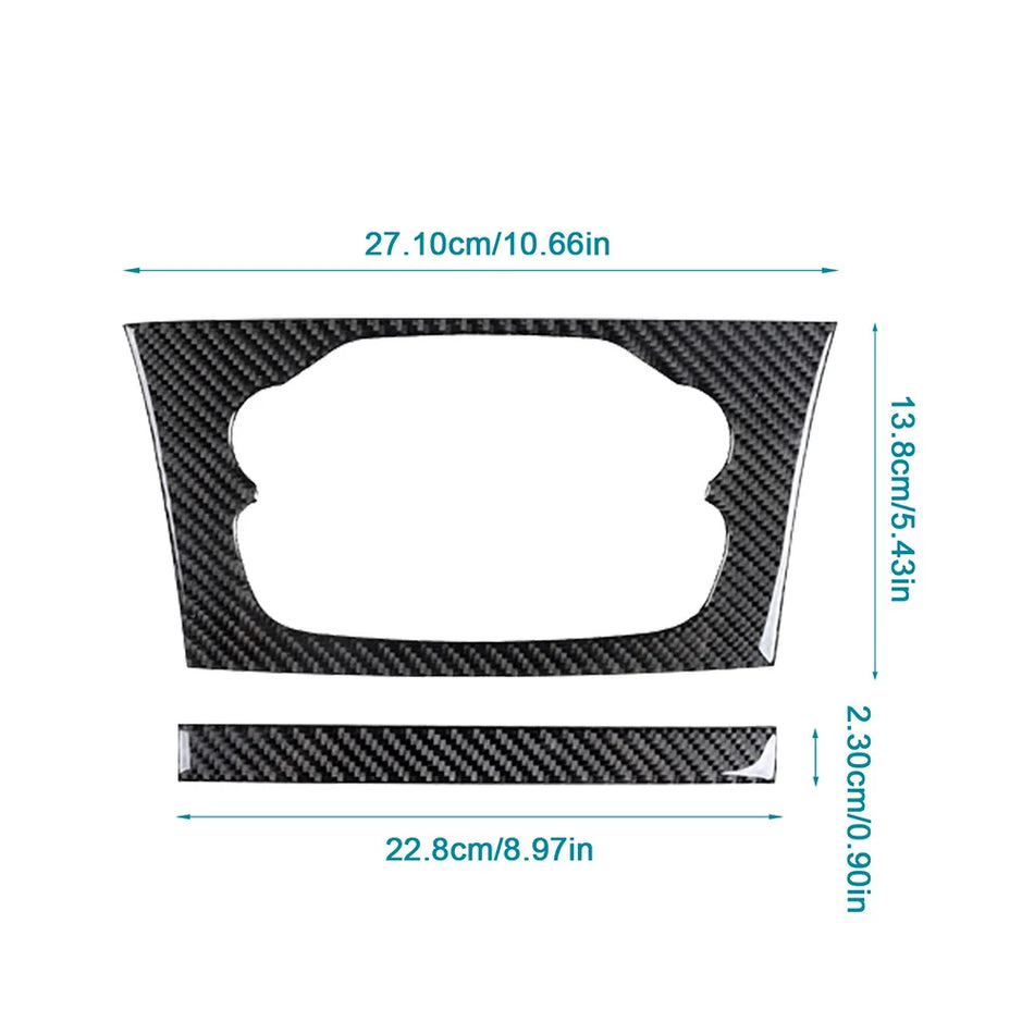 Imitation Carbon Fiber AC Frame Trim for Chrysler 300