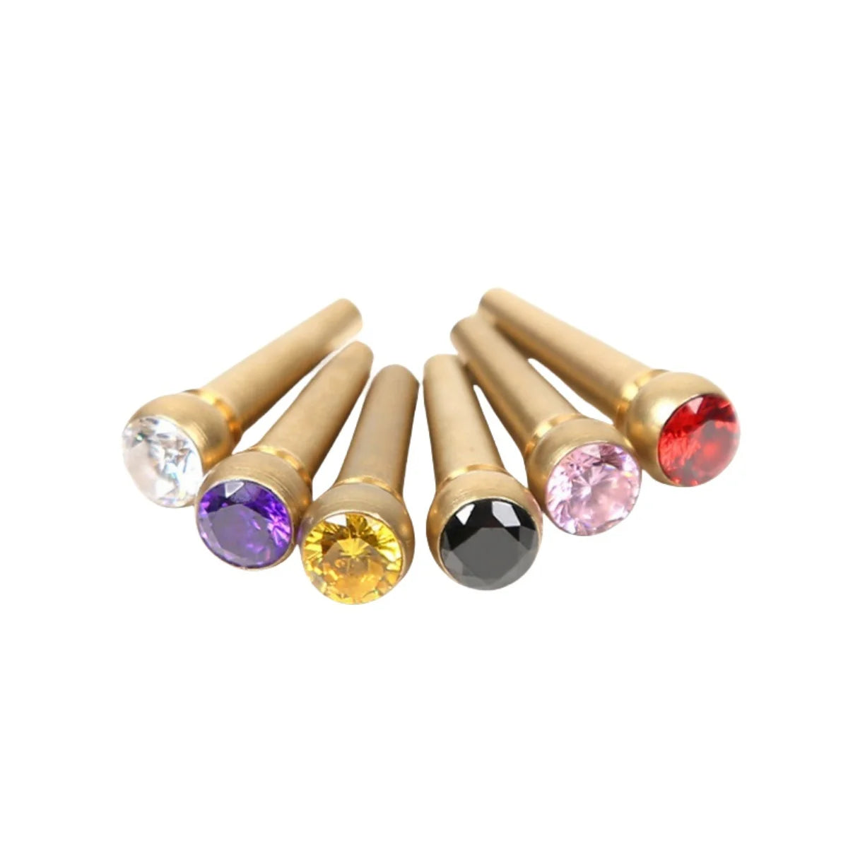 Miwayer 6 Pcs Crystal Gems Pins &ndash; Acoustic Upgrades 6PCS