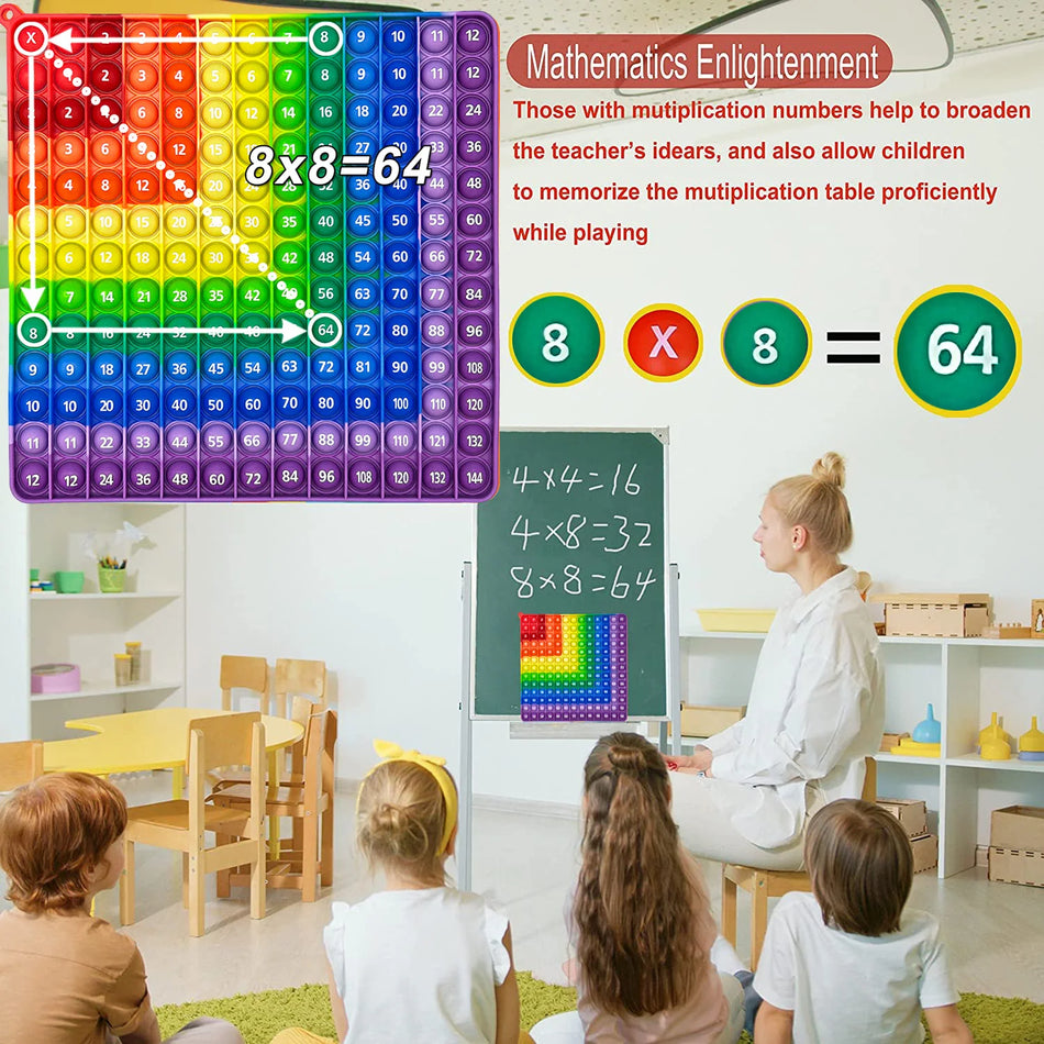 Jogo Educativo de Tabuada para Crianças Brinquedo Anti-Stress
