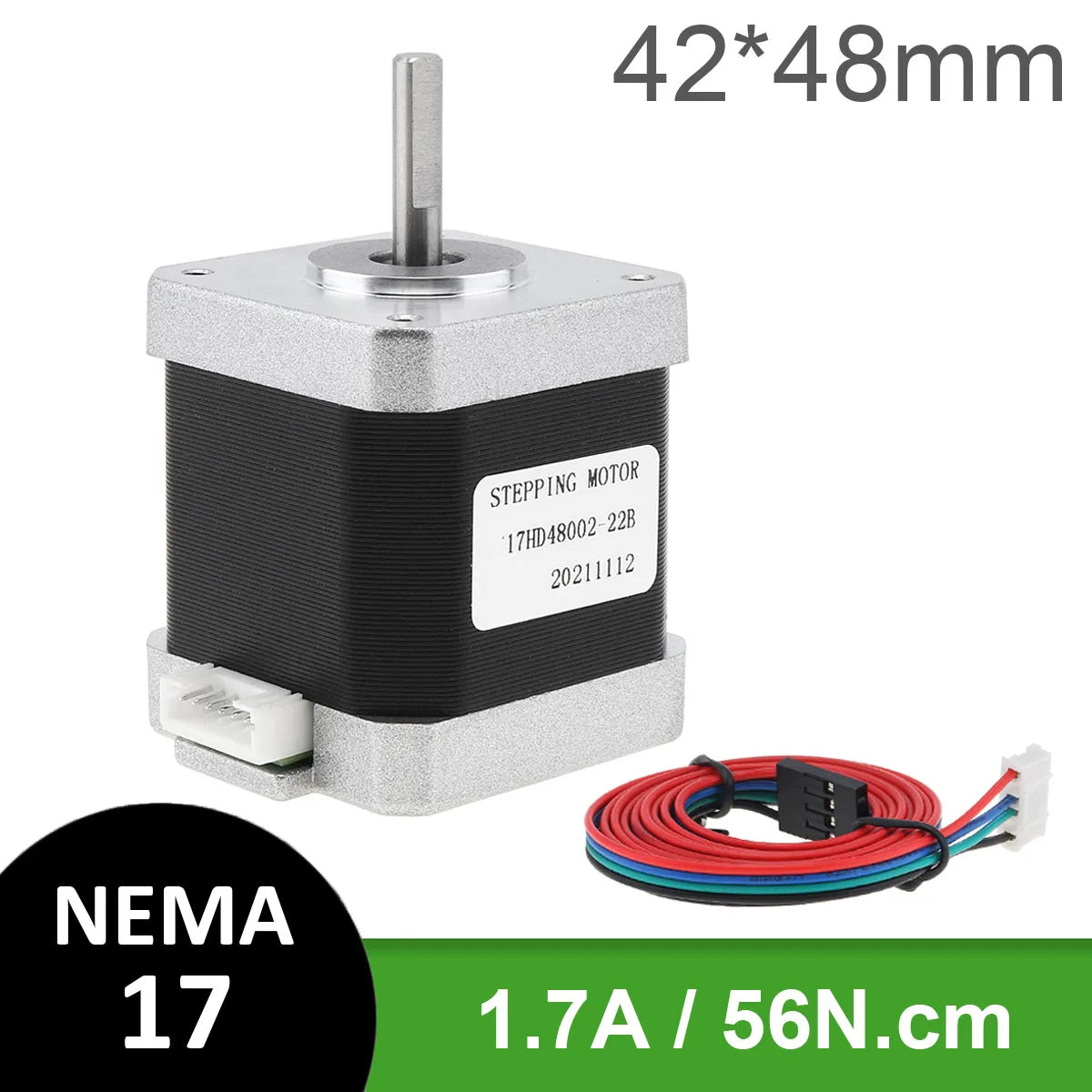 Nema 17 23 Stepper Motor Accessories &ndash; Exceptional Precision and Reliability Nema 17 1.7A 56N.cm / CHINA
