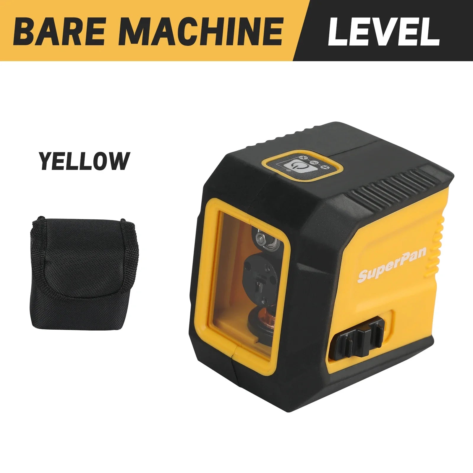 Laser Level Mini 2-Line Cross Horizontal &ndash; Auto Alignment yellow-No battery