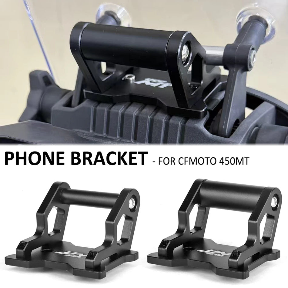 Motorcycle Mount Aluminum GPS Phone Bracket for CFMOTO 450MT