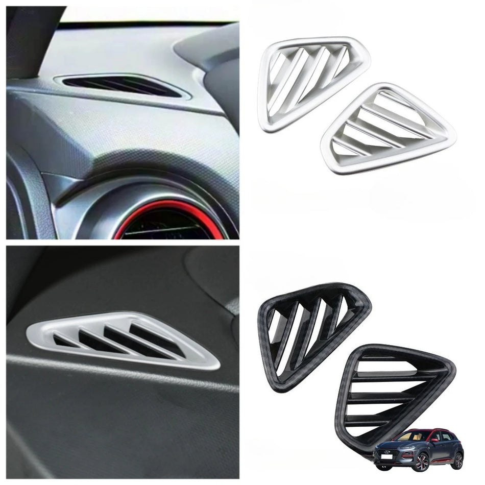 Kryt ventilu pro Hyundai Kona (Encino) přední, ABS, uhlíková vlákna 2017-2021 LHD, odolný povrch