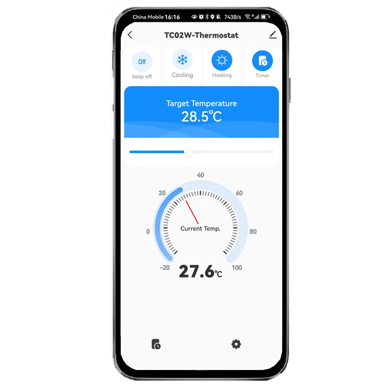 Digitalni temperaturni regulator vtičnice s časovnikom, 16A EU vtičnica za hladilnik