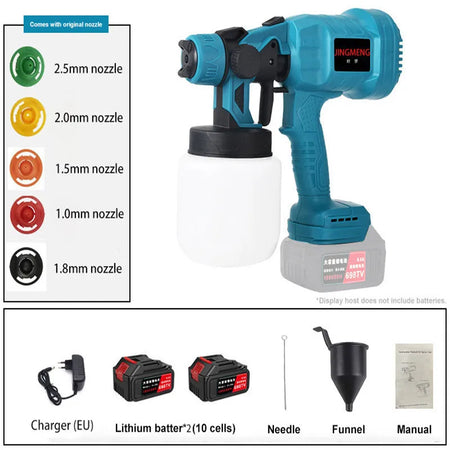 800ML Cordless Electric Spray Gun