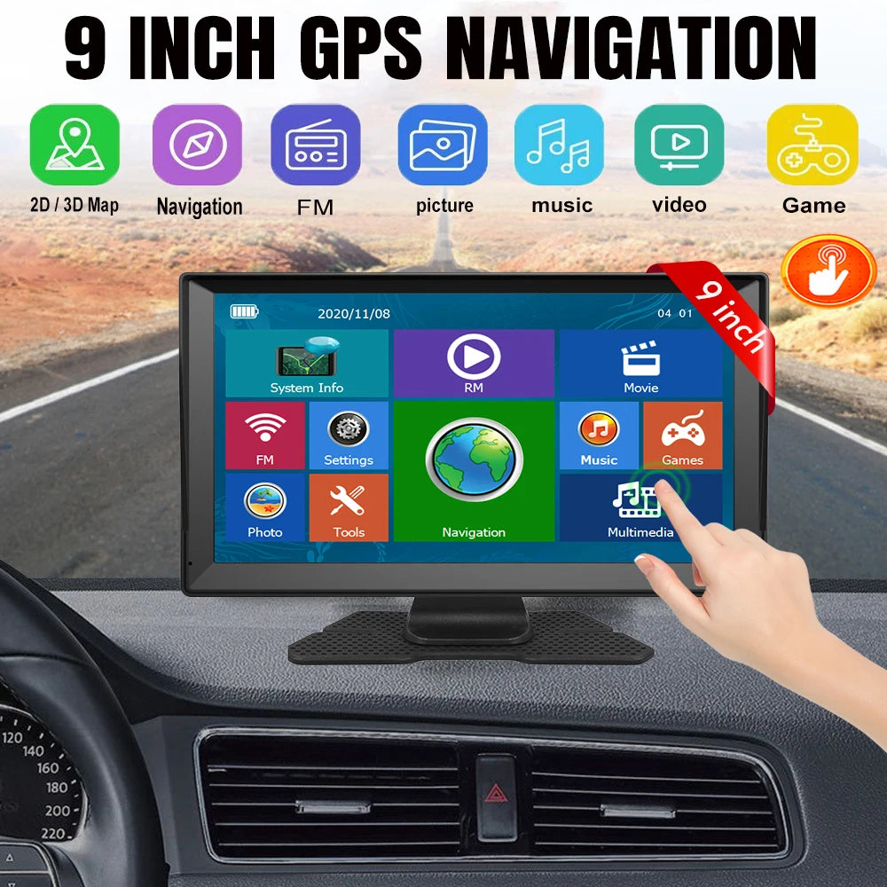 WEEKJOOY 9 Inch GPS Navigation &ndash; Free Update for Europe and North America