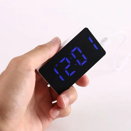 LED Smart Digital Alarm Clock with Intelligent Light Detection