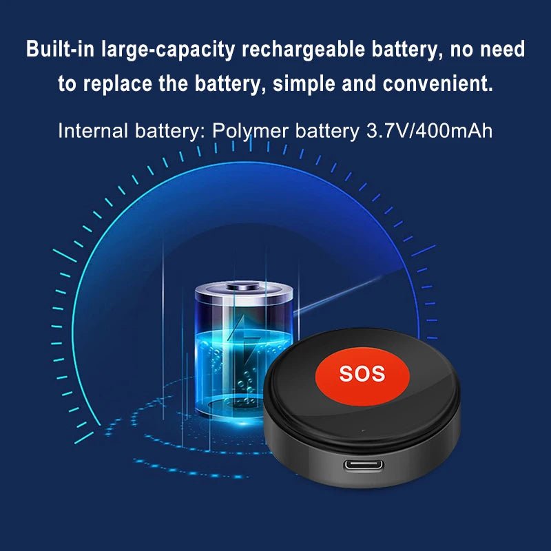 Tuya WiFi SOS Button &ndash; Emergency Panic Alert Remote