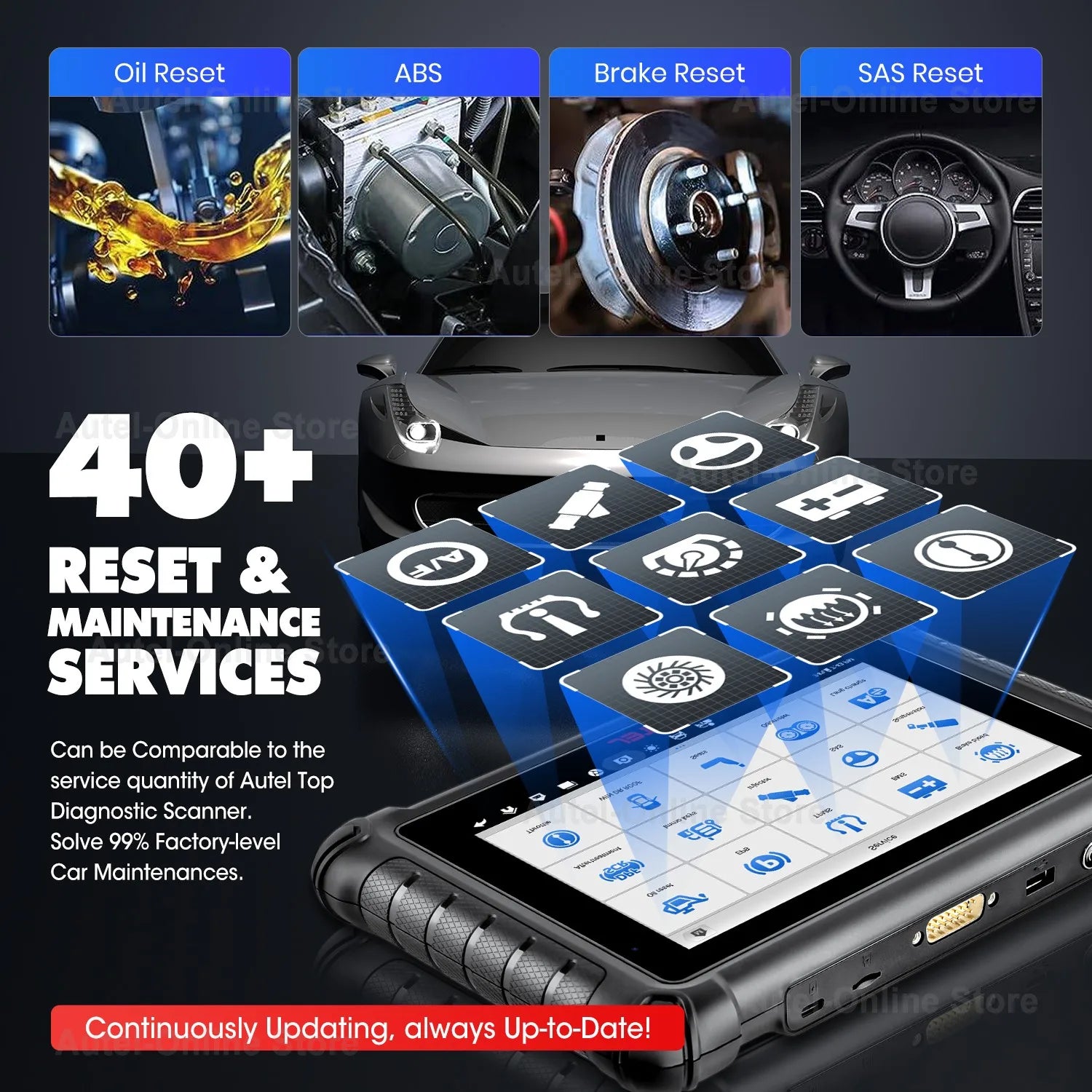 Autel MaxiCheck MK900 &ndash; Bi-Directional OBD2 Scanner