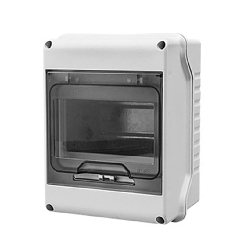 IP65 Waterproof Plastic Circuit Breaker Distribution Box with Clear Lid 3 ways
