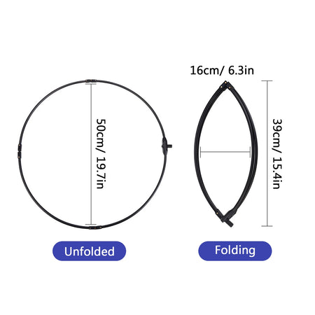 Collapsible Landing Net Head &ndash; 50cm Aluminum Alloy Head 50cm 1pcs