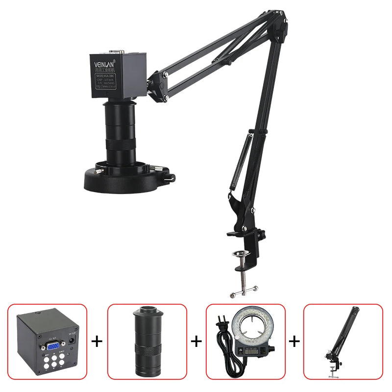 VEINLAN Video Microscope &ndash; High Magnification Digital Inspection L100W40-VGA-200C / CHINA