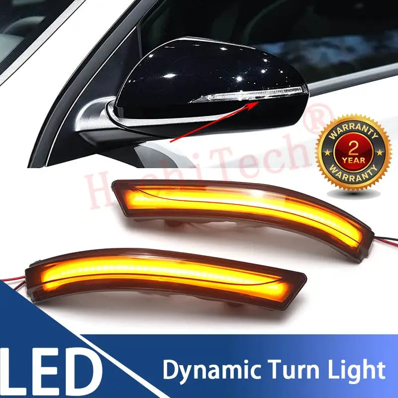 Dynamic Blinker LED Turn Signal Light Indicator Side Mirror Lamp for Hyundai I30 / I30N PD Hatchback 2016-23 Elantra AD GT 16-22 by InterCyprus Trading Ltd