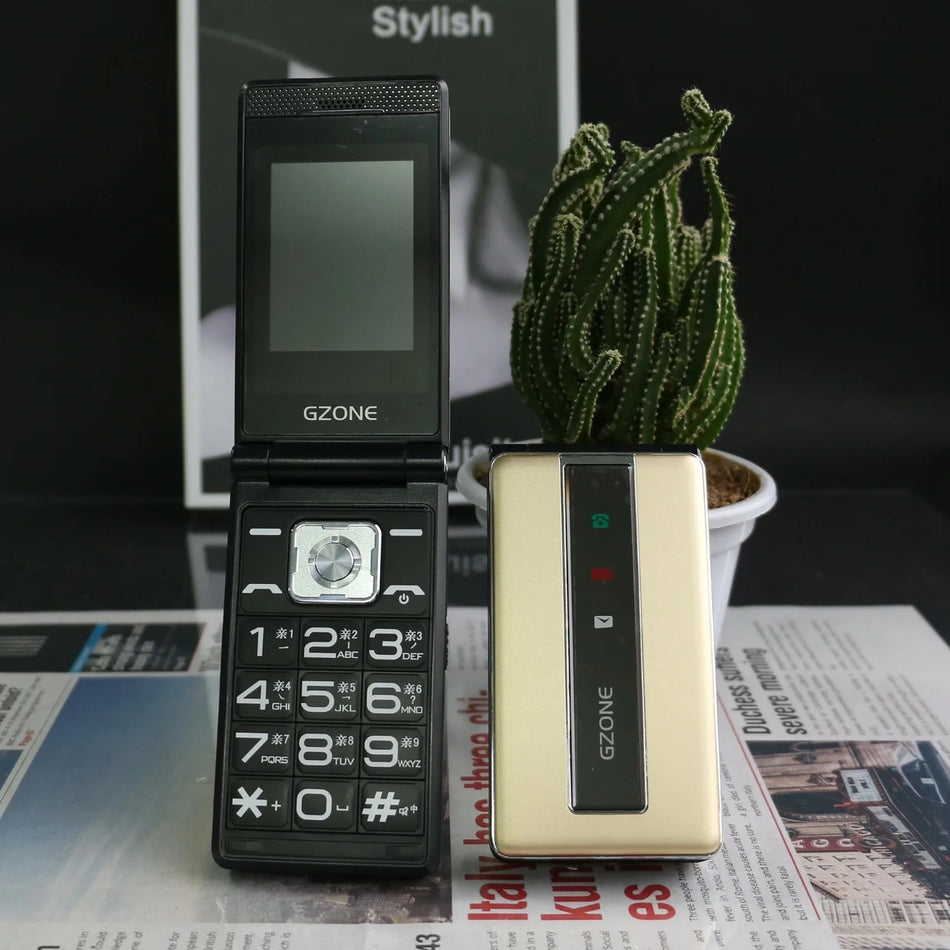 Flip Elderly Mobile Phone &ndash; Big Battery Easy Push Buttons