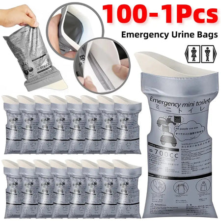 Portable Emergency Urinal Bag For Outdoor Camping Use