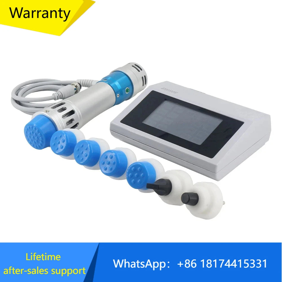 Chockvågsterapimaskin 7 huvuden för smärtlindring och ED