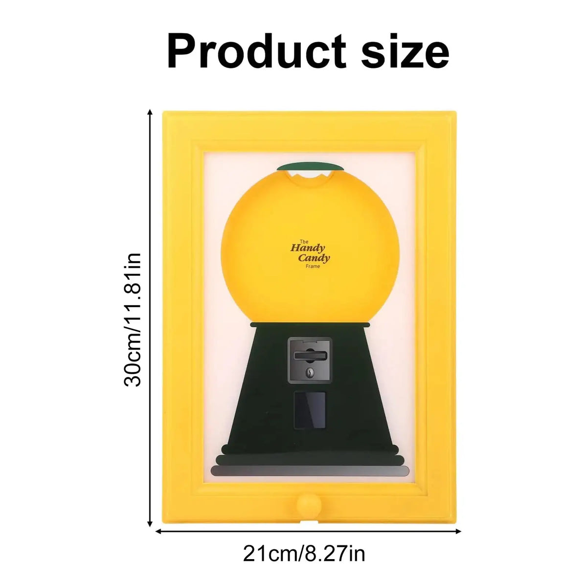 2 In 1 Candy Dispenser Picture Frame Wall Mounted Snack
