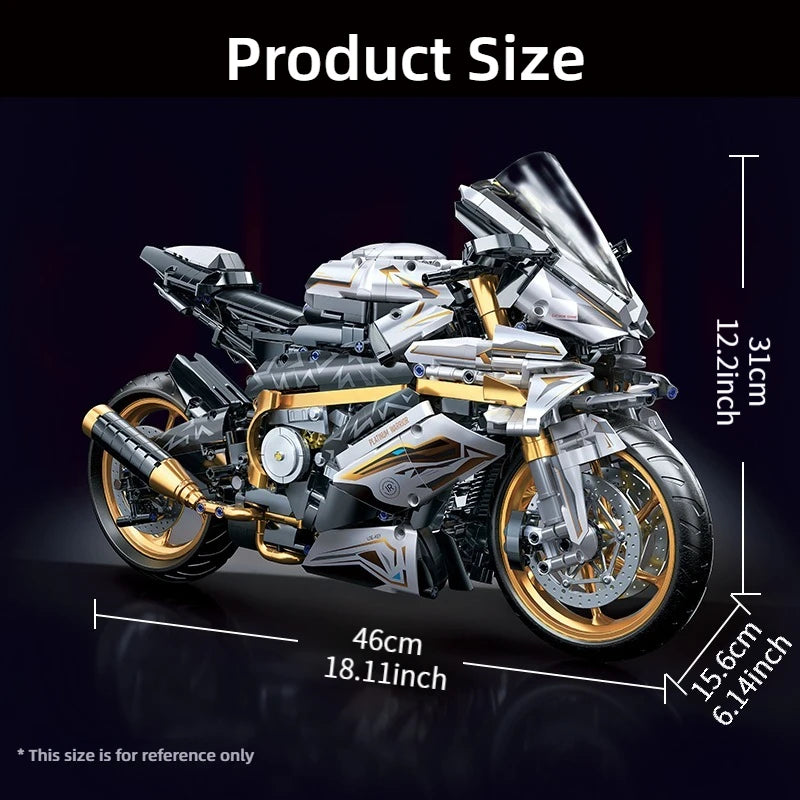 TOYLINX Alloy Motorcycle Desktop Decorations &ndash; Buildable