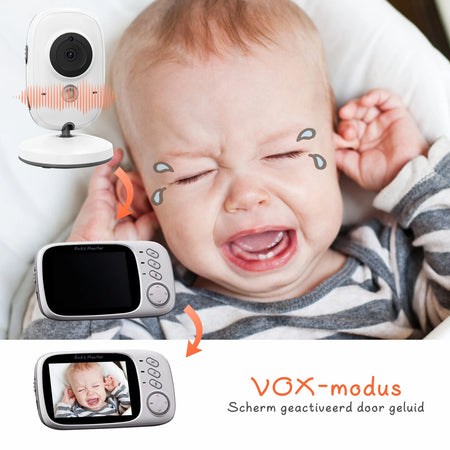 VB603 Baby Monitor with 3.2&quot; LCD, Night Vision &amp; 2-Way Audio | MBOSS