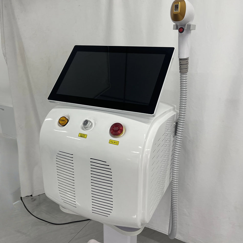 Epilador láser de triple onda 4K 755-808-1064nm con hielo de titanio