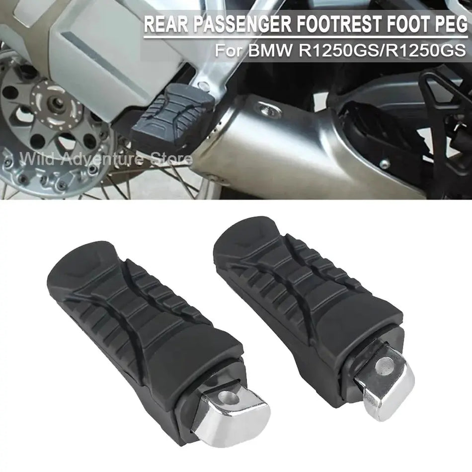 Motorcycle Footpegs Footrests Foot Rest Peg Pedal For BMW R1200GS R1250GS ADV GS1200 Adventure Rear Passenger Footrest Foot Peg by InterCyprus Trading Ltd