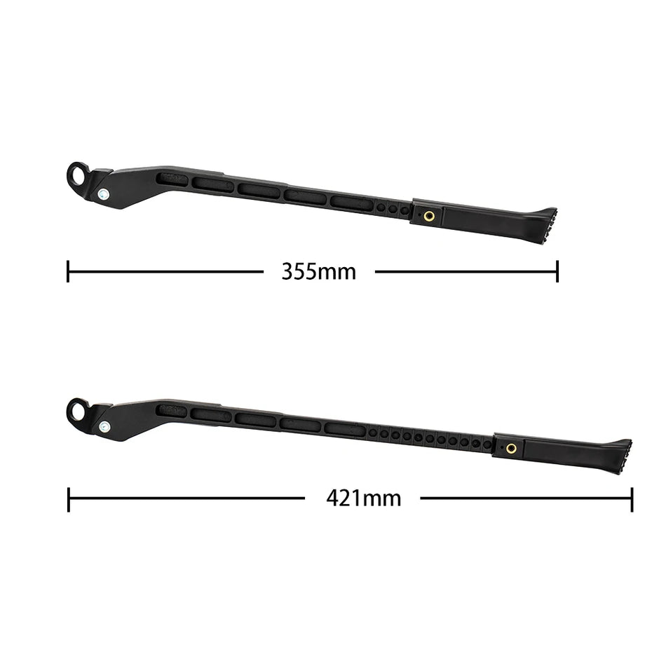 ZTTO 12mm διάτρητος άξονας κλειδωμένη βάση στήριξης ποδηλάτου αλουμινίου, ρυθμιζόμενη 360-421mm